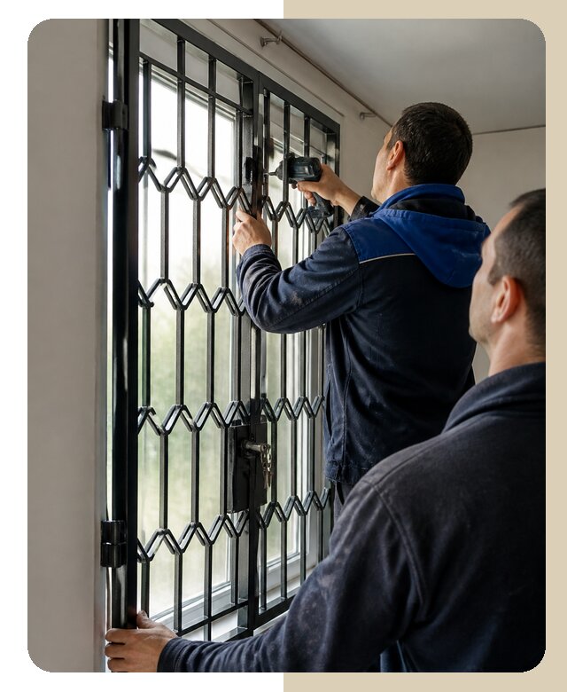 Установка распашных решеток в Челябинске цена от 6703 р. | ДвериЛегко-Члб