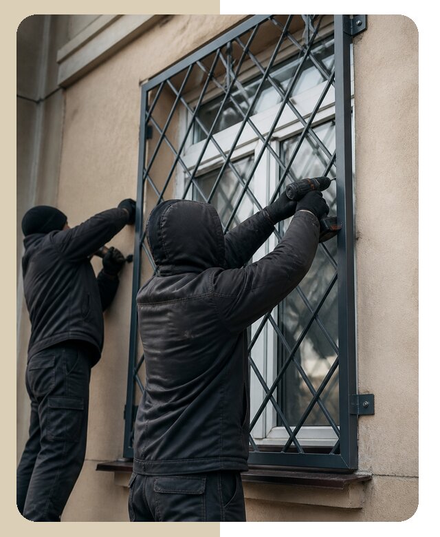 Установка антивандальных решеток на окна в Челябинске